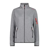 Kurtki damskie - CMP damska kurtka Knit-Tech Glacier-Cemento, 50 - miniaturka - grafika 1