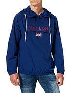 Kurtki męskie - HKT by Hackett London Hkt Cagoule kurtka męska, Niebieski (ATLANTIC 5PO), XXL - miniaturka - grafika 1