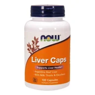 Układ pokarmowy - NOW Foods - Liver Caps (Wsparcie Wątroby), 100 kapsułek - miniaturka - grafika 1