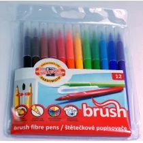 Koh-i-noor PISAKI PĘDZELKOWE 7710/9AB 12 KOLORÓW - Flamastry - miniaturka - grafika 3