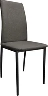 Krzesła - Krzesło tapicerowane ALAN stelaż czarny Sawana 05 - miniaturka - grafika 1