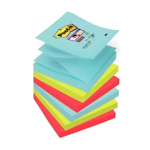 Post-It 3M Bloczek samoprzylepny Super sticky Z-Notes, (R330-6SS-MIA), 76x76mm, 6x90 kart., paleta Miami 3M-70005291649 - Etykiety samoprzylepne i bloki etykiet - miniaturka - grafika 4