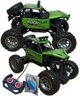 Samochody i pojazdy dla dzieci - ﻿Autko Zdalnie Sterowane MONSTER TRUCK METAL LED dla Dzieci samochód RC auto - miniaturka - grafika 1