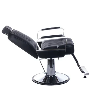 Fotel barberski HOMER BH-31237 Czarny - Fotele fryzjerskie - miniaturka - grafika 3