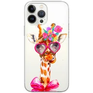 Etui i futerały do telefonów - Etui Babaco dedykowane do Xiaomi 11T 5G / 11T PRO 5G, wzór: Żyrafa 002 Etui częściowo przeźroczyste, oryginalne i oficjalnie licencjonowane - miniaturka - grafika 1