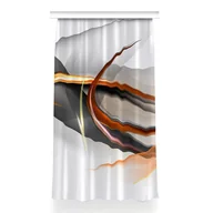 Zasłony - Gotowa zasłona Abstrakcja wstęgi do pokoju 150x260, Fabricsy - miniaturka - grafika 1