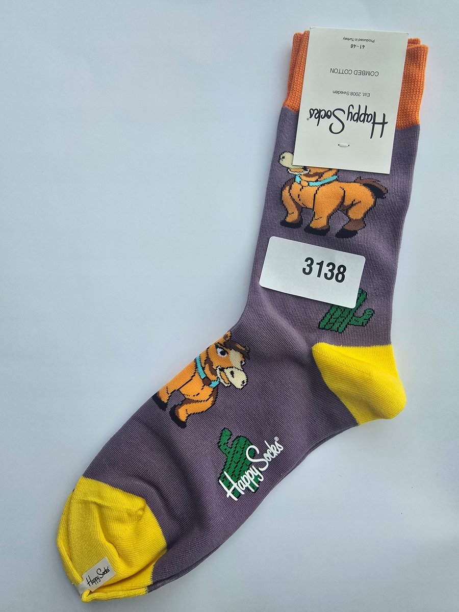 Kolorowe skarpety Happy Socks unisex rozmiar 41-46 (3138)