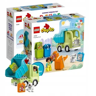 LEGO DUPLO KLOCKI DLA DZIECI ZESTAW DUPLO CIĘŻARÓWKA RECYKLINGOWA - Klocki LEGO DUPLO KLOCKI DLA DZIECI ZESTAW DUPLO CIĘŻARÓWKA RECYKLINGOWA - Klocki - miniaturka - grafika 1