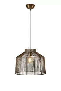Lampa wisząca w kolorze antycznego złota 108667 z serii CAPANNA - Lampy sufitowe - miniaturka - grafika 1