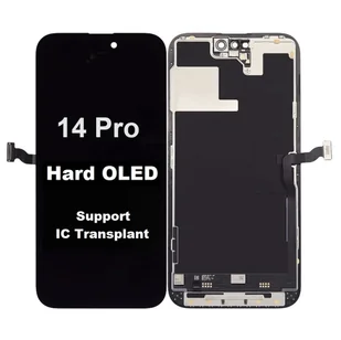 Wyświetlacz LCD ekran dotyk digitizer do Apple iPhone 14 Pro (Hard OLED) (Wymienny IC) - Części serwisowe do telefonów - miniaturka - grafika 1