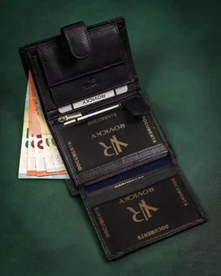 Klasyczny, Skórzany Portfel Męski Na Zatrzask Lumarko! - Portfele - miniaturka - grafika 9