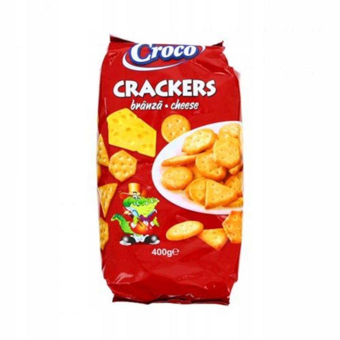 Krakersy o smaku sera Croco 400 g