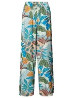 Spodnie damskie - Mavi Damskie spodnie tkane, zielony, kolorowy, S - miniaturka - grafika 1