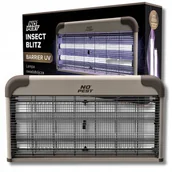 Lampy owadobójcze - SKUTECZNA lampa OWADOBÓJCZA na komary UV muchy ELEKTRYCZNA pułapka NO PEST - miniaturka - grafika 1