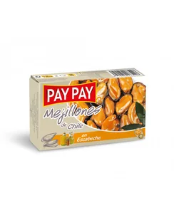 Pay-Pay Małże chilijskie marynowane w sosie 115g - Konserwy i dania rybne - miniaturka - grafika 1