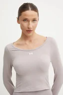 Bluzki damskie - Under Armour longsleeve treningowy Train Seamless kolor fioletowy 1379150 - miniaturka - grafika 1