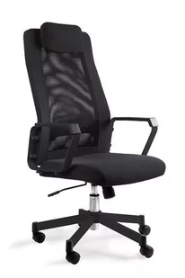 Fotel biurowy, krzesło biurowe Fotel biurowy, ergonomiczny, mikrosiatka, Fox, czarny - Fotele i krzesła biurowe - miniaturka - grafika 1