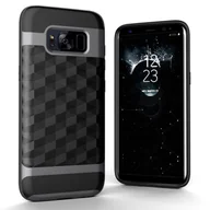 Etui i futerały do telefonów - Etui na telefon Samsung Galaxy S8 Plus Backcover Case Mobile Protective Case - Cover 3D Prisma Design Grey - miniaturka - grafika 1