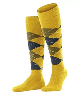 Burlington Mężczyźni Preston M KH Ciepły I Miękki długie z wzorem 1 Para, Żółty (Mustard 1593), 40-46 - Skarpetki męskie - miniaturka - grafika 1