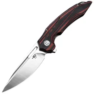 Noże - Nóż składany Bestech Knives Ornetta - Red / Black - miniaturka - grafika 1
