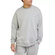 Bluzy męskie - Lee Męska bluza CORE Loose SWS, Sharp Grey MLE, rozm. XL, Sharp Grey Mele., XL - miniaturka - grafika 1