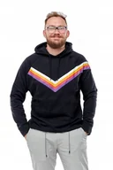 Bluzy męskie - WRANGLER CUT&SEW HOODIE BLACK W6A7IK100 xxl - miniaturka - grafika 1