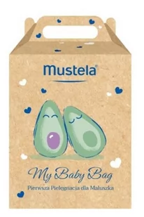 Laboratoires Expanscience MUSTELA MY BABY BAG(żel do mycia 200 ml+krem do twarzy 40 ml+chusteczki nawilżające 25 sztuk+krem do przewijania 50 ml) - Chusteczki nawilżane - miniaturka - grafika 1