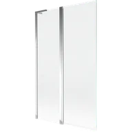 Parawany nawannowe - Mexen Mist L parawan nawannowy 2-skrzydłowy 110 x 150 cm, transparent, chrom - 8A9L-110-011-01-00 - miniaturka - grafika 1