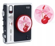 Akcesoria fotograficzne - Naklejka Dekoracyjna Na Dekielek Do Fuji Fujifilm Instax Mini Evo / 3m / Czerwone Wiśnie - miniaturka - grafika 1