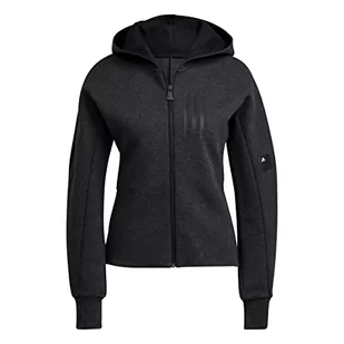 adidas Damska bluza z kapturem W Mv Sl Fz Hd, czarna (blckme), XL, czarny (blckme), XL - Bluzy damskie - miniaturka - grafika 1