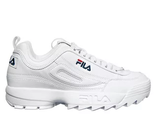 Buty sportowe damskie - Fila Disruptor Low 1010302.01FG biały - grafika 1