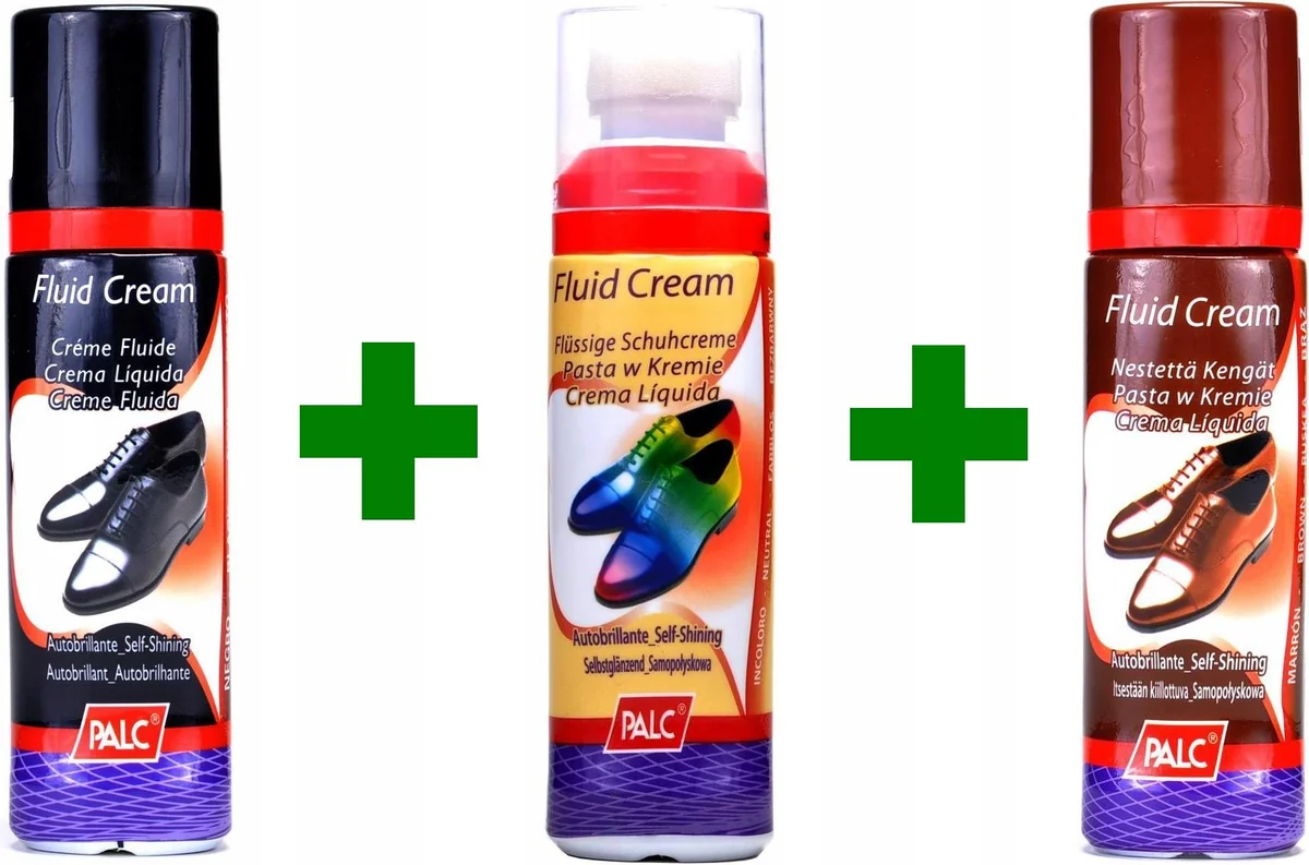 G11-99 Palc Fluid Cream RENOWATOR POŁYSKU do butów BEZBARWNY + BRĄZOWY + CZARNY 225 ml
