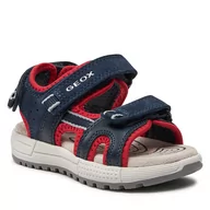 Buty dla chłopców - Sandały Geox J Sandal Alben Boy J35AVA 01520 C0735 M Navy/Red - miniaturka - grafika 1