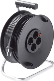 Bachmann BACHMANN Zwijacz AC230V 4-kanałowy Schuko, 50 m, 50 m, 25 m - Gniazdka elektryczne - miniaturka - grafika 1