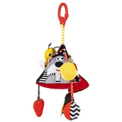 Zawieszki dla dzieci i niemowląt - Zawieszka do wózka BALIBAZOO Sensory Piramidka Miś Polarny BB82437 - miniaturka - grafika 1
