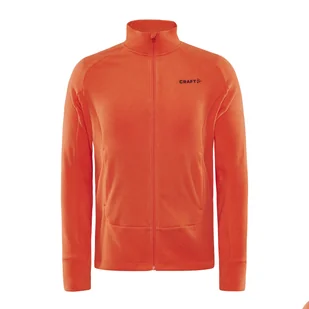 Męski Polar CRAFT ADV FLEECE MIDLAYER M 1914122-521000 – Pomarańczowy - Bluzy męskie - miniaturka - grafika 1