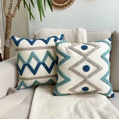 Poszewki na poduszki - Zestaw 2 bawełnianych poszewek na poduszkę Joynodes Beach House, 43x43 cm - miniaturka - grafika 1