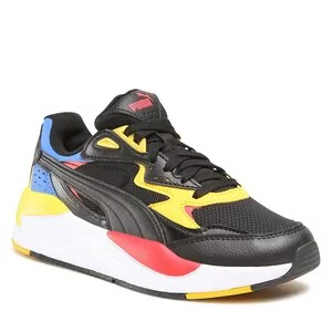Buty dla chłopców - Sneakersy PUMA - X-Ray Speed Jr 384898 04 Black/Yellow/Blue Red - grafika 1
