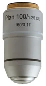 Mikroskopy i lupy - Obiektyw planarno-achromatyczny Levenhuk MED 100x - miniaturka - grafika 1