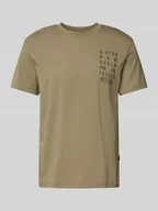 Koszulki męskie - T-shirt z nadrukiem z logo - miniaturka - grafika 1