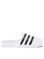Klapki i japonki męskie - adidas Klapki adifom adilette HQ7219 Biały - miniaturka - grafika 1