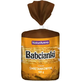 NATURAVENA NATURAVENA WAFELKI BABCIANKI ŚMIETANKOWE 100G - Inne słodycze - miniaturka - grafika 1