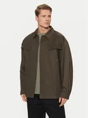 Koszule męskie - adidas Koszula Premium Essentials Workwear JD3343 Khaki Loose Fit - miniaturka - grafika 1