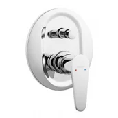 Baterie podtynkowe - FERRO BAG7P ALGEO bateria natryskowa podtynkowa 2-funkcyjna, chrom - miniaturka - grafika 1