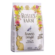 Sucha karma dla kotów - Rosie's Farm Adult, indyk z batatami - 400 g - miniaturka - grafika 1