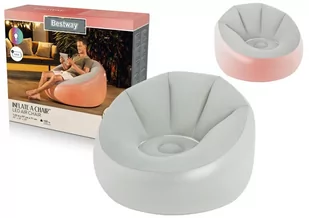 Bestway 75086 nadmuchiwane krzesło do salonu Szary, Przeświecający, Armchair 6942138970692 - Meble turystyczne - miniaturka - grafika 1