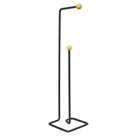 Stojaki i wieszaki na papier toaletowy - Stojak łazienkowy Model 205 Black Wood - miniaturka - grafika 1