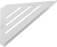 Półki łazienkowe - Półka prysznicowa trójkątna ścienna, mydelniczka, do łazienki i kuchni, srebrna, 1 szt. - miniaturka - grafika 1