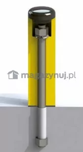 Słupek ochronny z PVC ze stalowym rdzeniem (wysokość 560 mm) - Wyposażenie miejsc publicznych - miniaturka - grafika 2