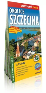 ExpressMap Okolice Szczecina - mapa turystyczna w skali 1: 75 000 - Praca zbiorowa - Atlasy i mapy - miniaturka - grafika 1